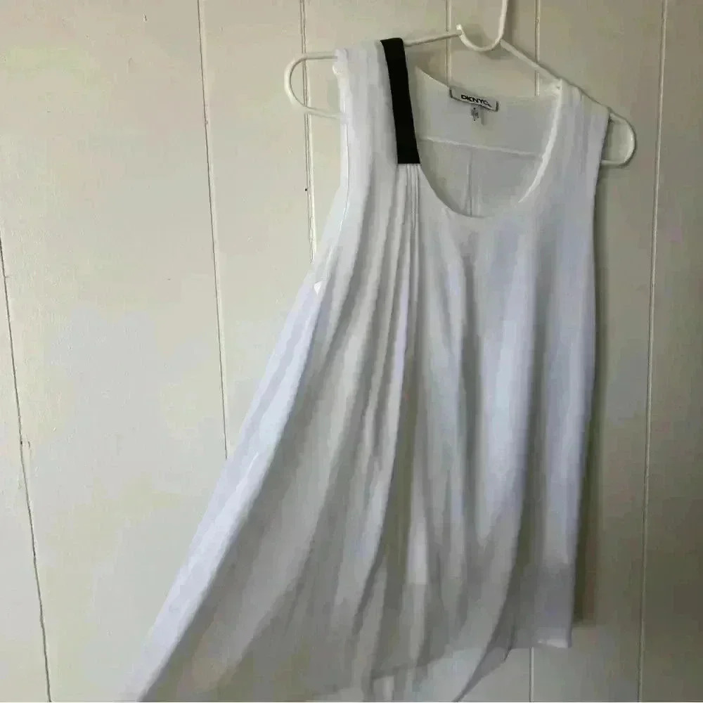 DKNYC Sleeveless Polyester Top Blouse Size M - Picture 2 of 8